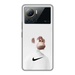 Чехлы с Обезьянами NFT для Infinix Note 12 Pro (4G) (AlphaPrint) (обезьяна NFT Nike)