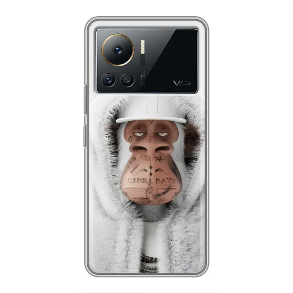 Чехол с принтом «обезьяна NFT в тату» для Infinix Note 12 Pro (4G)