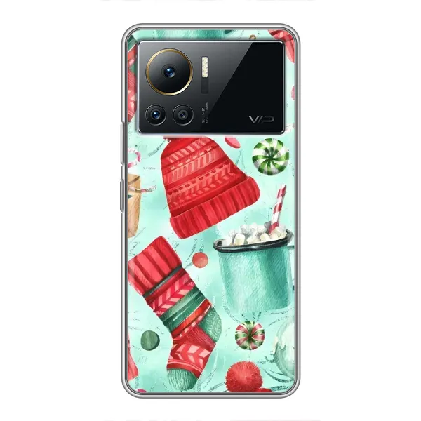 Чехол с принтом «Одежда НГ» для Infinix Note 12 Pro (4G)