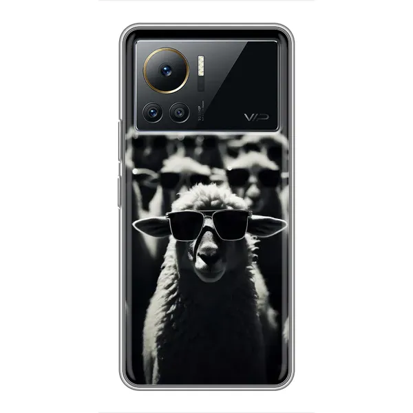 Чехол с принтом «Овечка в очках» для Infinix Note 12 Pro (4G) Чехол с принтом «Овечка в очках» для Infinix Note 12 Pro (4G)