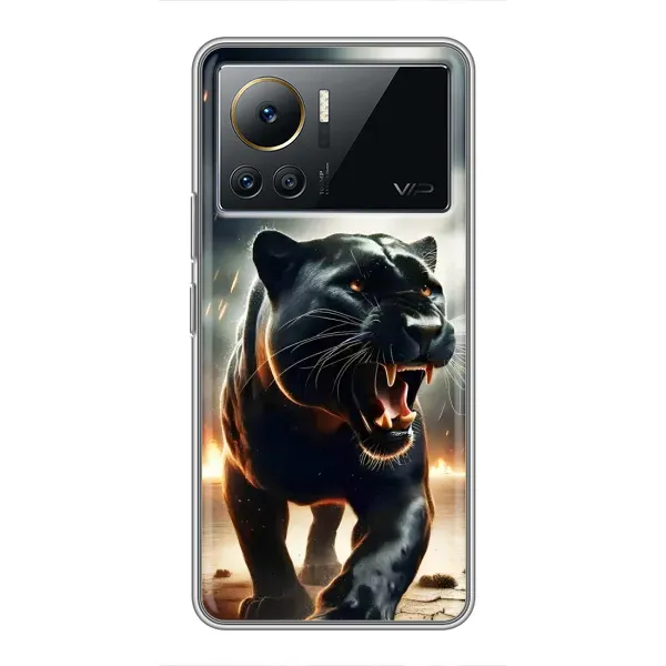 Чохол з принтом «Чорна пантера» для Infinix Note 12 Pro (4G)