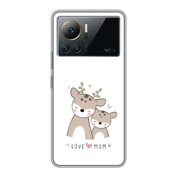 Чехол с принтом «Оленята мама и малыш» для Infinix Note 12 Pro (4G) Чехол с принтом «Оленята мама и малыш» для Infinix Note 12 Pro (4G)