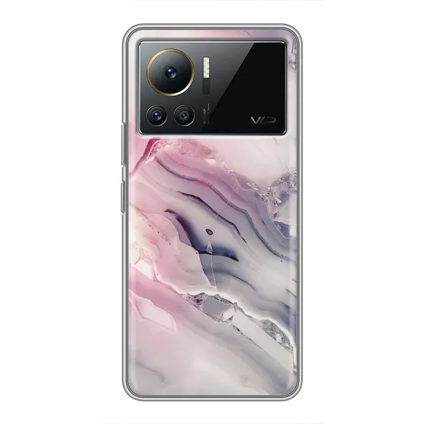 Чехол с принтом «Пурпурный Мрамор» для Infinix Note 12 Pro (4G)