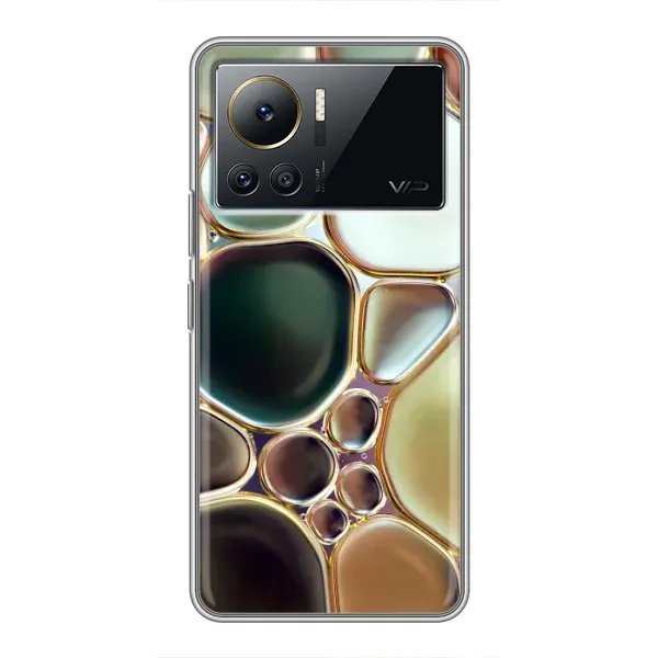Чехол с принтом «Радужный Мрамор» для Infinix Note 12 Pro (4G)