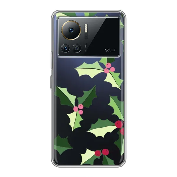 Чехол с принтом «Рождественский фон» для Infinix Note 12 Pro (4G)