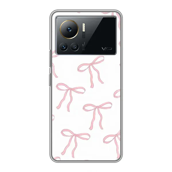 Чехол с принтом «Розовые бантики» для Infinix Note 12 Pro (4G)