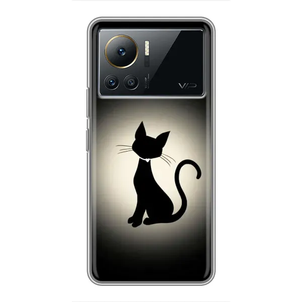 Чехол с принтом «Силуэт котика» для Infinix Note 12 Pro (4G)