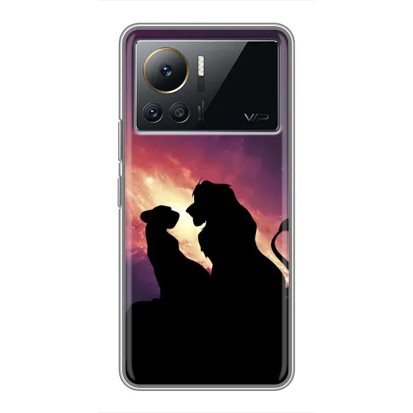 Чохол з принтом «Силует Сімба і Налу» для Infinix Note 12 Pro (4G) Чохол з принтом «Силует Сімба і Налу» для Infinix Note 12 Pro (4G)