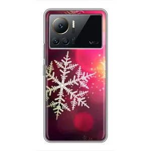 Новогодние Чехлы для Инфиникс Ноте 12 Про (4G) (VPrint) (Снежинка)