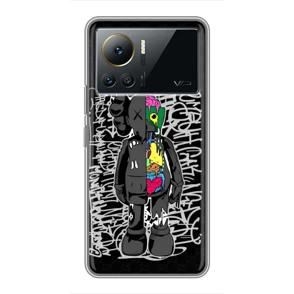 Чехол с принтом «Стиль Bearbrick» для Infinix Note 12 Pro (4G)