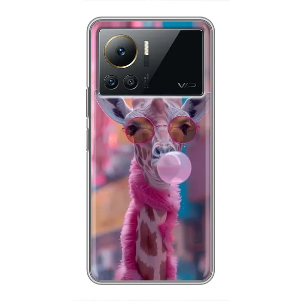 Чехол с принтом «Стильный жирав» для Infinix Note 12 Pro (4G) Чехол с принтом «Стильный жирав» для Infinix Note 12 Pro (4G)