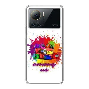 Чохли Амонг Ас для Infinix Note 12 Pro (4G) (AlphaPrint) (Яскравий АмонгАс)