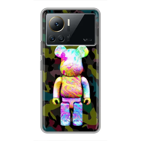Чехол с принтом «Яркий Bearbrick» для Infinix Note 12 Pro (4G)