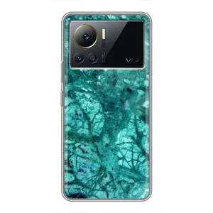 Мраморный чехол на Infinix Note 12 Pro (4G) (VPrint) (Зеленый мрамор)