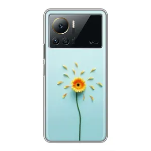 Чехлы с Цветами для Infinix Note 12 Pro (4G) (VPrint) (Желтый цветок)