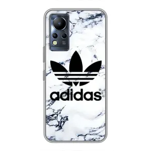 Чохли Адидас для Infinix Note 12 (AlphaPrint) (Адідас на мраморі)