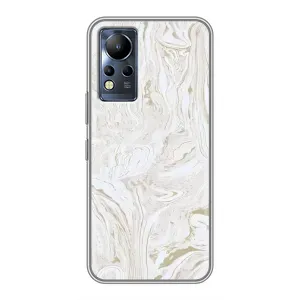 Мраморний чехол на Infinix Note 12 (VPrint) (Білий мрамор)