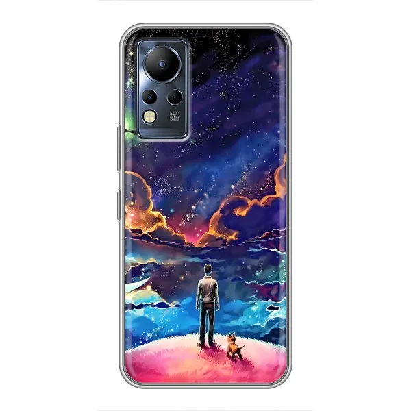 Чехол с принтом «Галактический вид» для Infinix Note 12