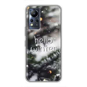 Новорічні, Святкові Чохли для Infinix Note 12 - 2024 год (Hello winter)