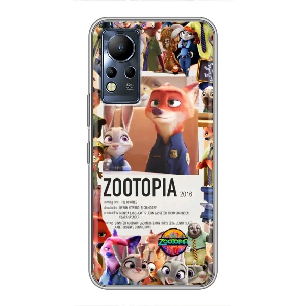 Чохол з принтом «Постер Зоотрополіс» для Infinix Note 12