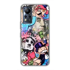 Чохли з крутими принтами для Infinix Note 12 - (PREMIUMPrint) (Monopoly man)