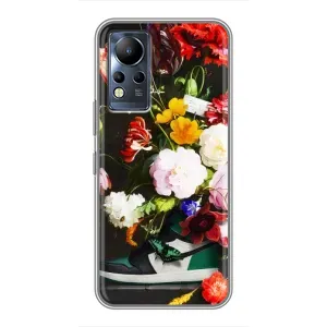 Бренднові Чохли для Infinix Note 12 - (PREMIUMPrint) (Nike цветы)