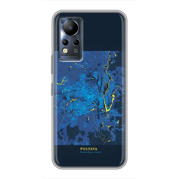 Чохол з принтом «Полтава» для Infinix Note 12