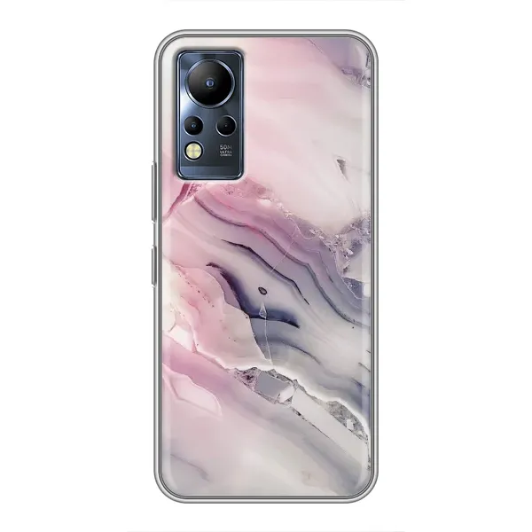 Чохол з принтом «Пурпурний Мрамор» для Infinix Note 12