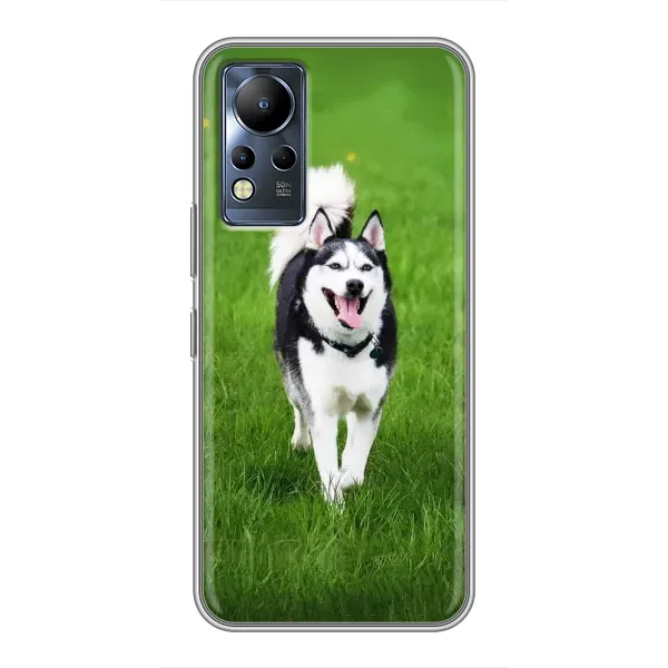 Чехол с принтом «Радостный Хаски» для Infinix Note 12