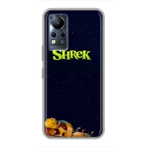 Чохол з мультфільмом Шрек на Infinix Note 12 (Відпочиваючий Шрек)