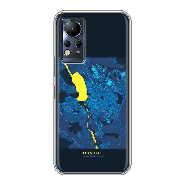 Чохол з принтом «Тернопіль» для Infinix Note 12