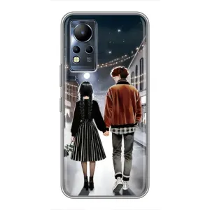 Чохол з дизайном Венздей 2 на Infinix Note 12 (Венздей та Тайлер)