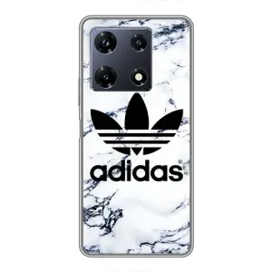 Чохли Адидас для Infinix Note 30 Pro (AlphaPrint) (Адідас на мраморі)
