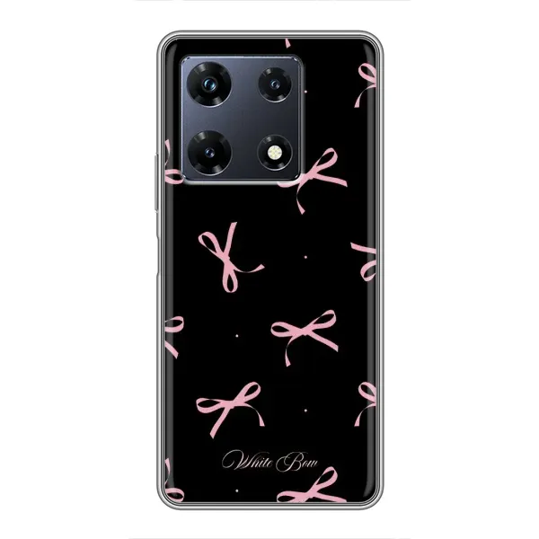 Чохол з принтом «Банти на чорному» для Infinix Note 30 Pro