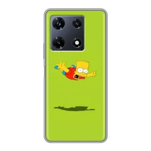 Чjхол з Сімпсонами для Infinix Note 30 Pro (VPrint) (Барт Сімпсон)
