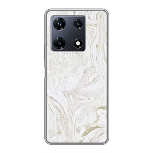 Мраморний чехол на Infinix Note 30 Pro (VPrint) (Білий мрамор)