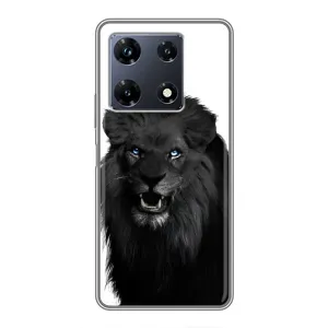 Чохли з картинкою животних Infinix Note 30 Pro (Чорний ЛЕВ)