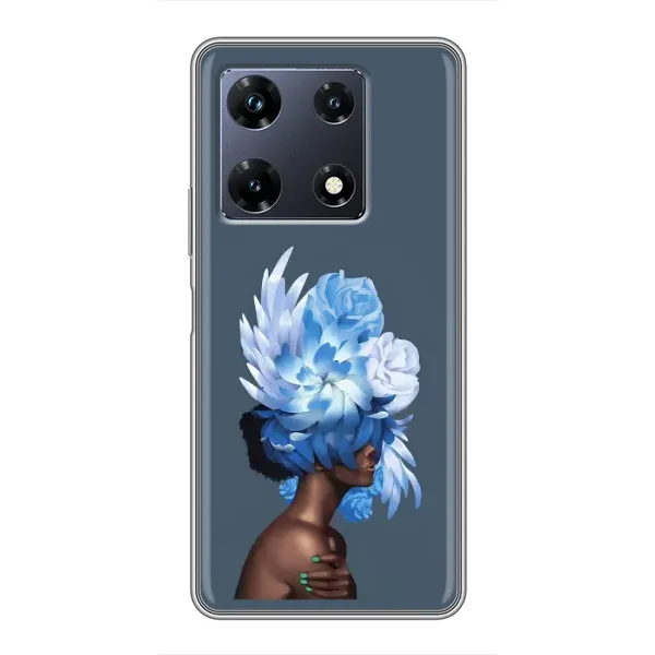 Чохол з принтом «Квіти на голові» для Infinix Note 30 Pro