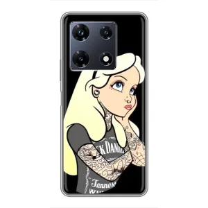 Чохол з друком для Infinix Note 30 Pro - (Мода) (AlphaPrint) (Дівчина в тату)