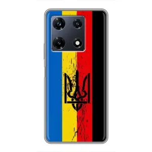Украинские Чехлы для Infinix Note 30 Pro с картинкой УПА (AlphaPrint) (Прапор УПА)