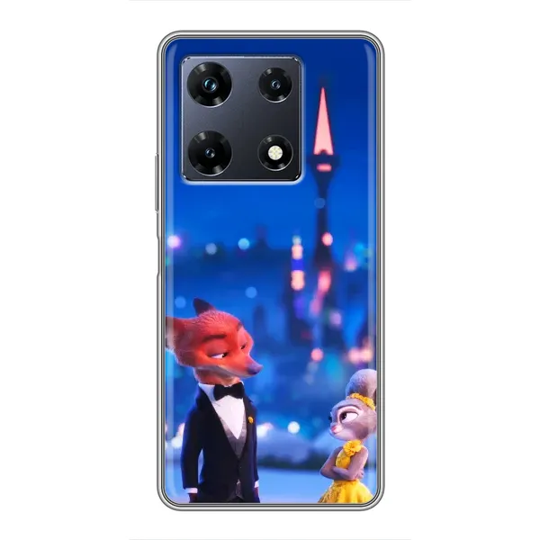 Чехол с принтом «Романтический вечер Зверополис» для Infinix Note 30 Pro