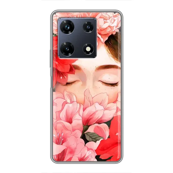 Чохол з принтом «Очі в квітах» для Infinix Note 30 Pro