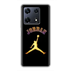 Чохли для Infinix Note 30 Pro - з картинкою JORDAN (AlphaPrint) (Jordan Gold)