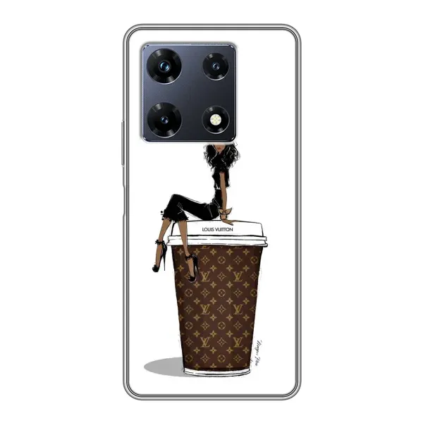 Чохол з принтом «кава LOUIS VUITTON» для Infinix Note 30 Pro Чохол з принтом «кава LOUIS VUITTON» для Infinix Note 30 Pro