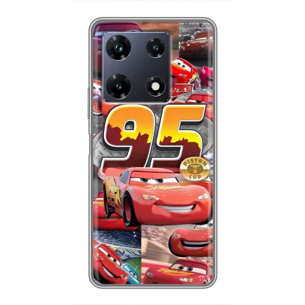 Чехол с принтом «Коллаж Молния Маквин» для Infinix Note 30 Pro
