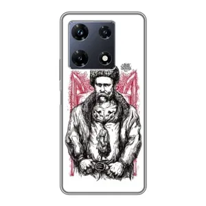 Чохли для Infinix Note 30 Pro с принтом Тараса Шевченко (AlphaPrint) (Козак Шевченко)