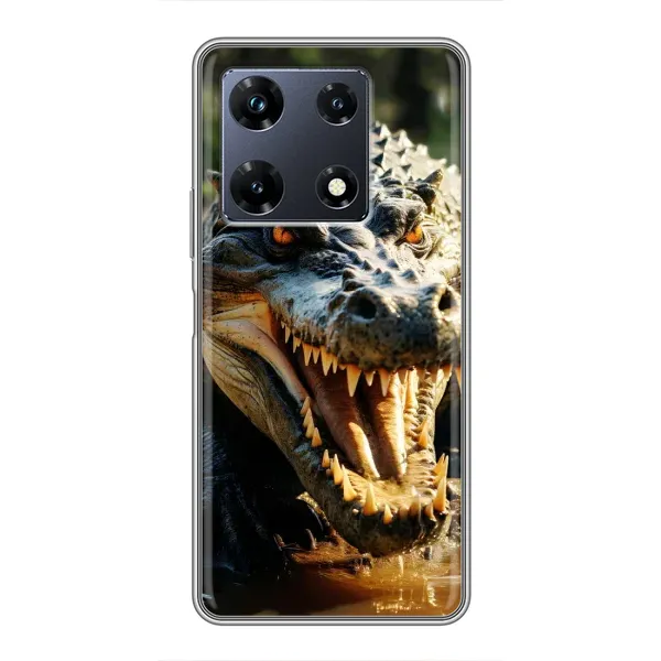 Чехол с принтом «Опасный крокодил» для Infinix Note 30 Pro