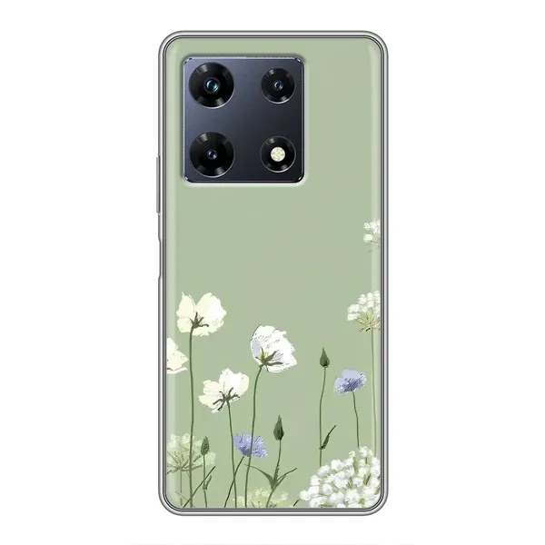 Чохол з принтом «Квіти на зеленому» для Infinix Note 30 Pro