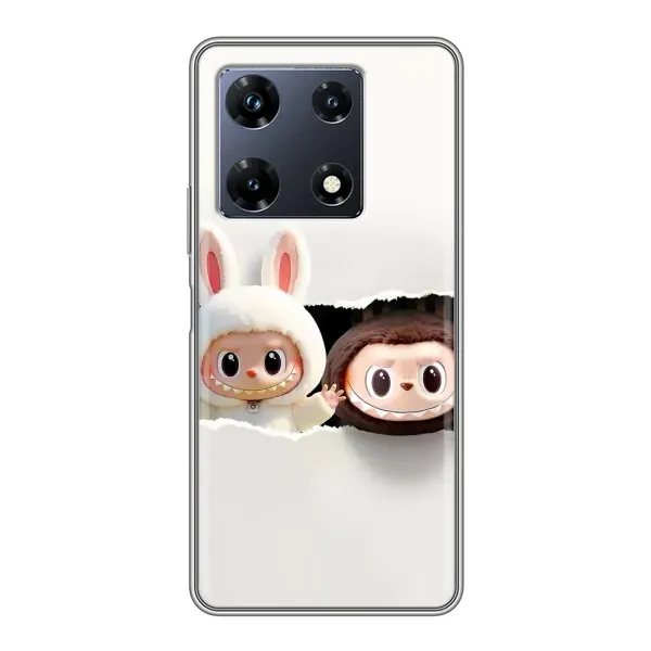 Чохол з принтом «Лабубу» для Infinix Note 30 Pro