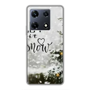 Новорічні, Святкові Чохли для Infinix Note 30 Pro - 2024 год (Let it snow)